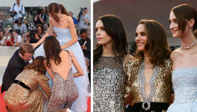 Natalie Portman’s Crew Comes to the Rescue: Helping Raffey Cassidy’s Dress Dilemma